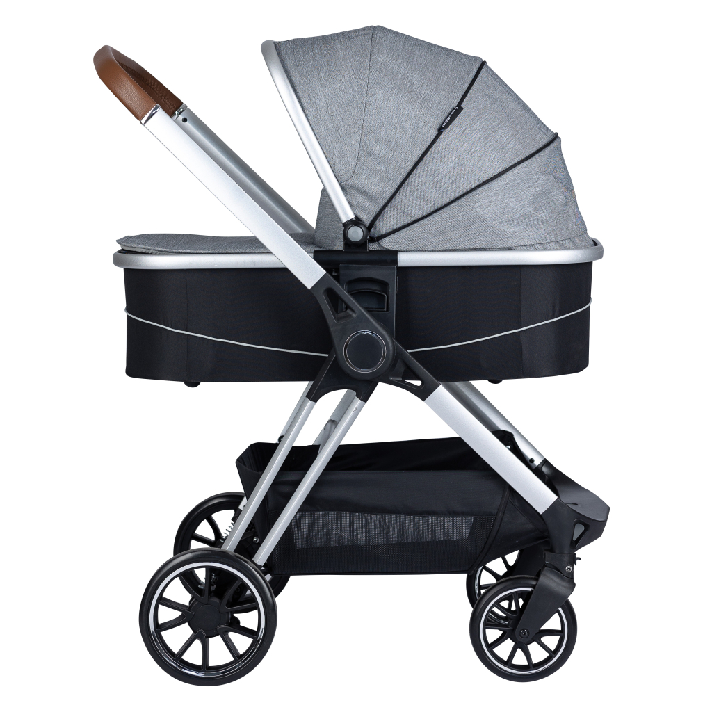 Коляска FreeON 3 в 1 Fantasy Grey-Black (44565) - зображення 1