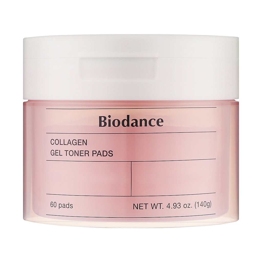 Патчі для обличчя Biodance Collagen Gel Toner Pads 60 шт. (8809937361190) - изображение 1