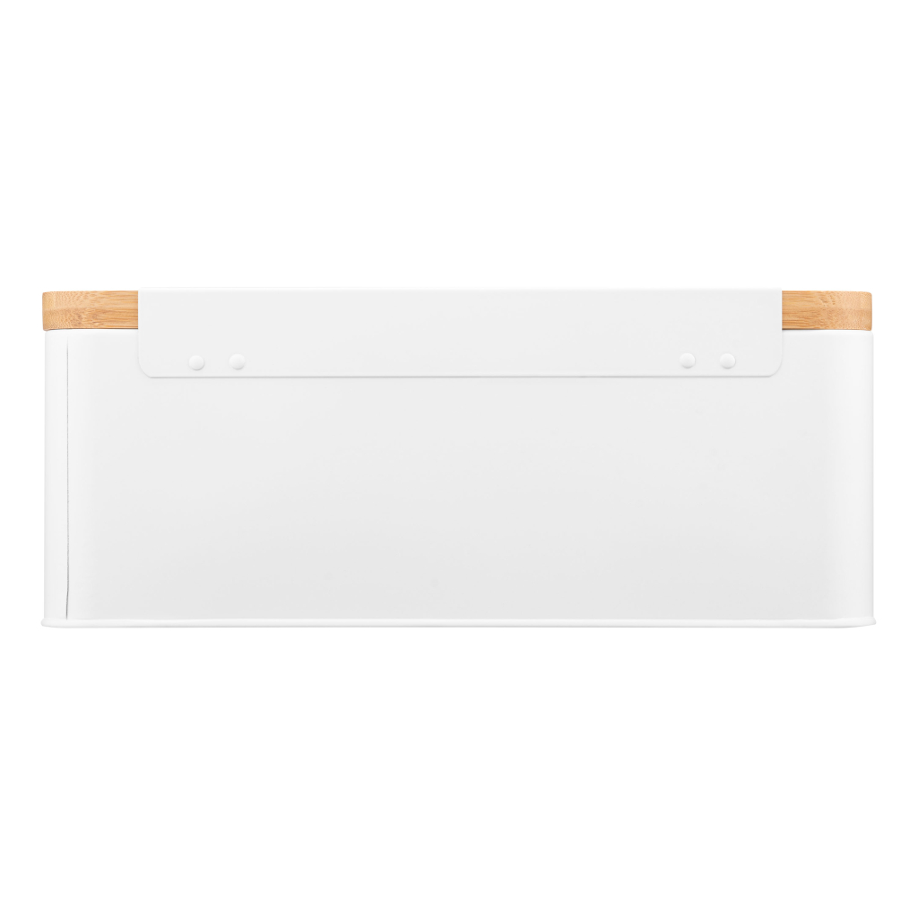 Хлібниця Ardesto Midori 33х13х18см, метал, бамбук, білий (AR0914WB) - зображення 9