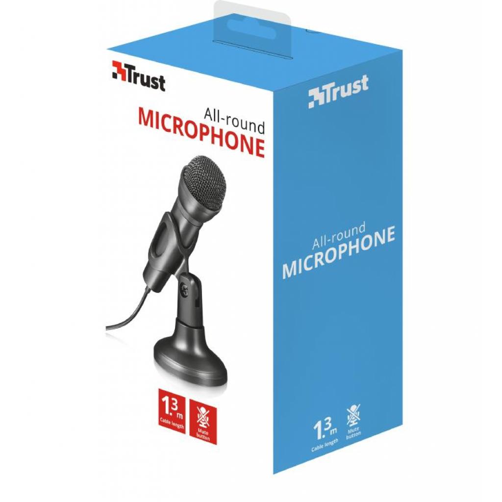 Мікрофон Trust All-round Microphone 3.5mm Black (22462) - зображення 6