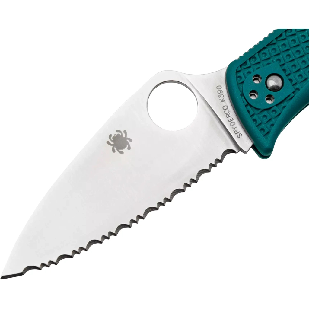 Ніж Spyderco Leafjumper Serrated Blue (C262SBLK390) - зображення 3