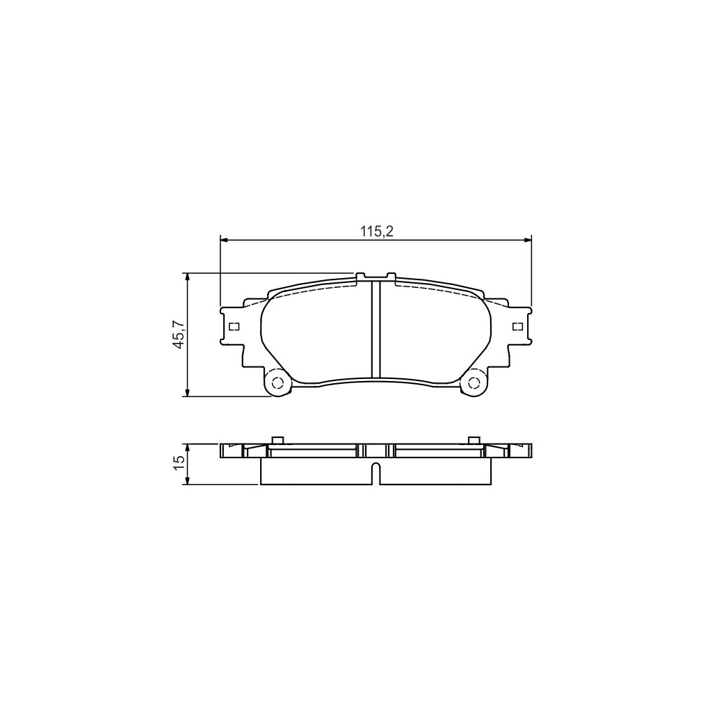 Гальмівні колодки Bosch 0 986 495 174 - зображення 2