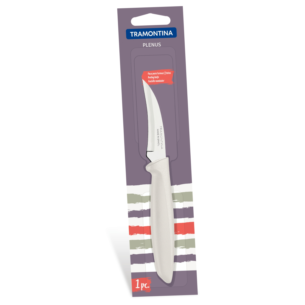 Кухонний ніж Tramontina Plenus Light Grey 76 мм (23419/133) - зображення 3