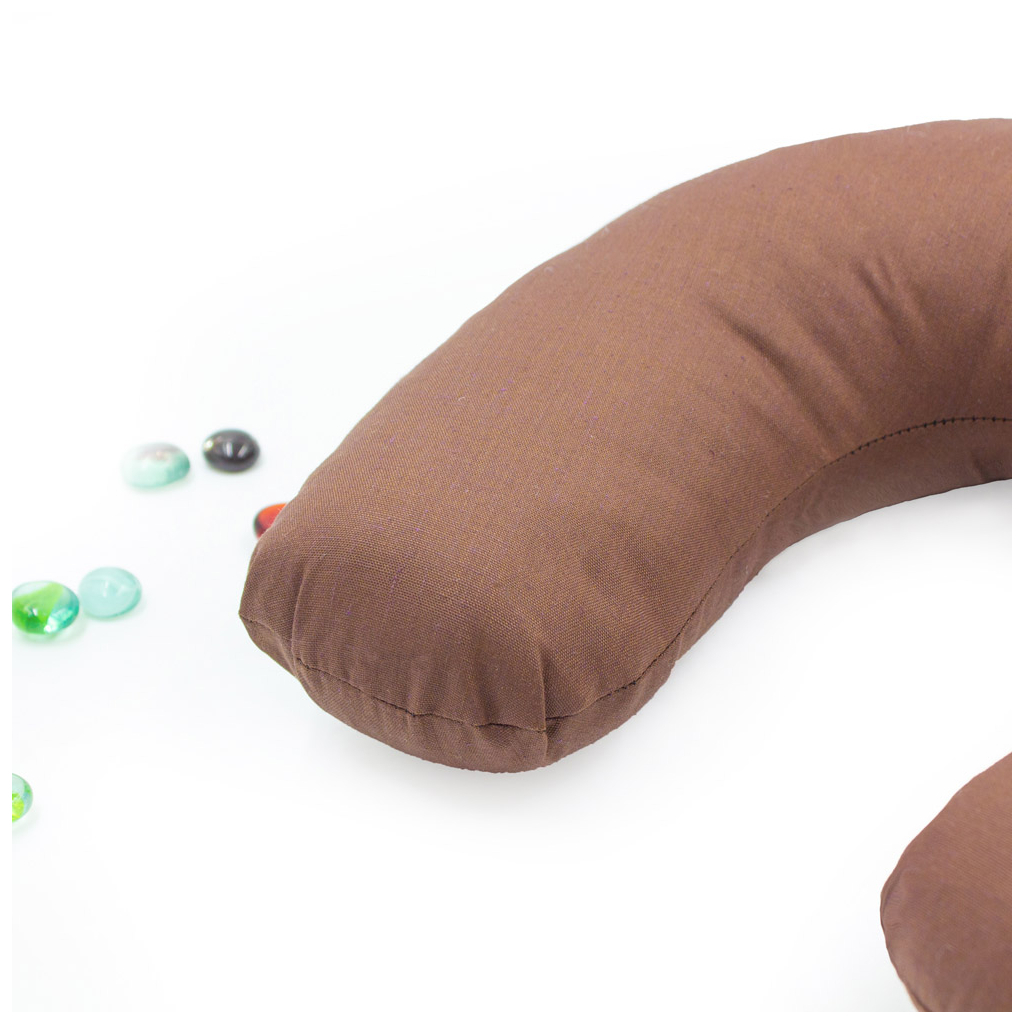 Подушка MirSon для подорожей №8740 Naturale Line 19-1217 Chocolate Perla 50% Memory (2200006348252) - зображення 3