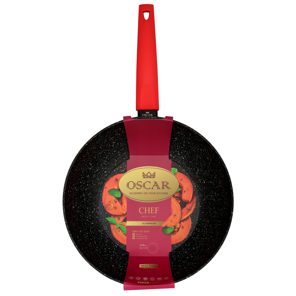 Сковорода Oscar Chef WOK 28 см (OSR-1101-28 w) - зображення 4