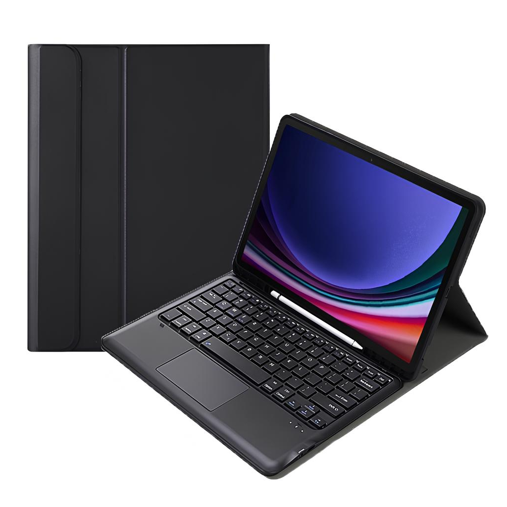 Чохол до планшета BeCover Keyboard+TouchPad Samsung Tab S9 Plus (SM-X810/SM-X816)/S9 FE Plus (SM-X610/SM-X616) 12.4" Black (712368) - зображення 6
