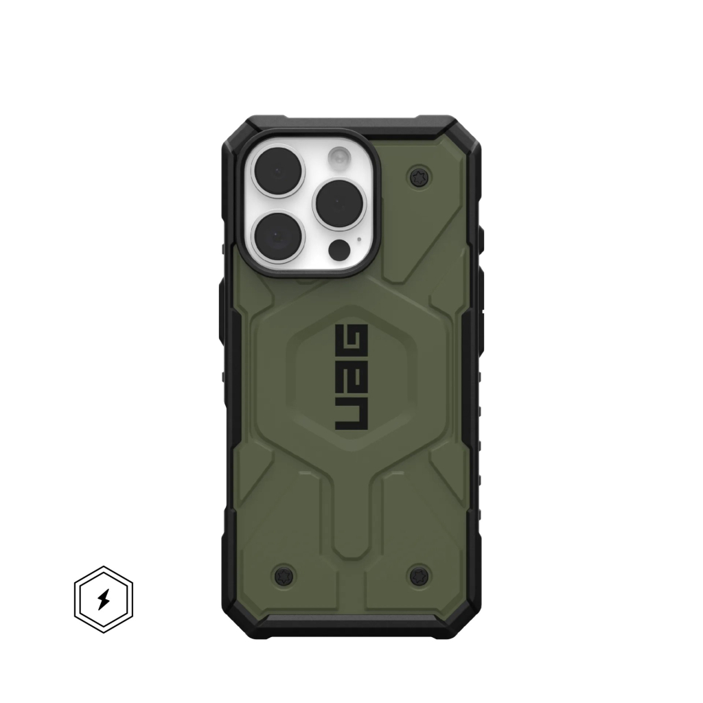 Чохол до мобільного телефона UAG iPhone 16 Pro Pathfinder Magsafe Olive Drab (114468117272) - зображення 1