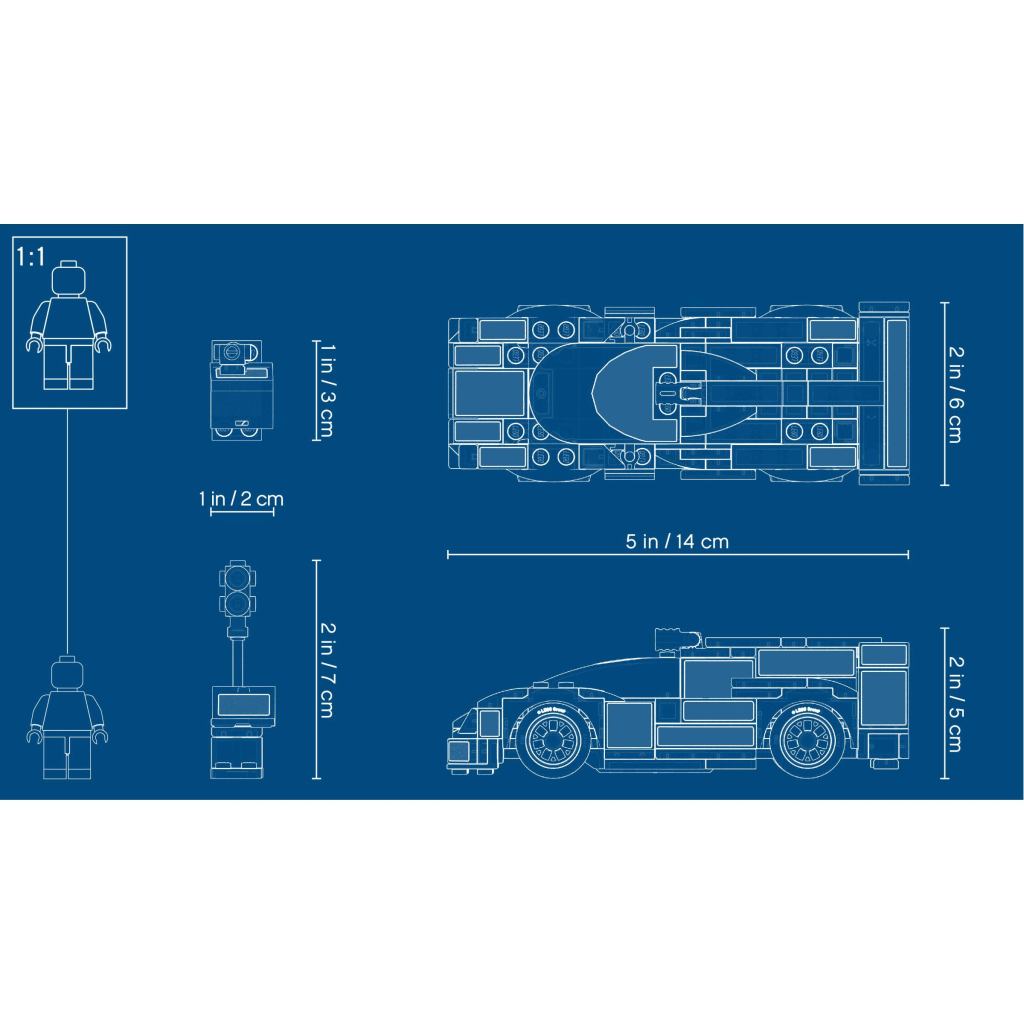 Конструктор LEGO Speed Champions Porsche 919 Hybrid (75887) - зображення 3