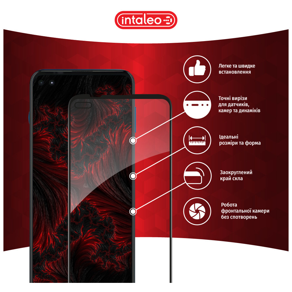 Скло захисне Intaleo Full Glue MOTO G100 (1283126521331) - зображення 3
