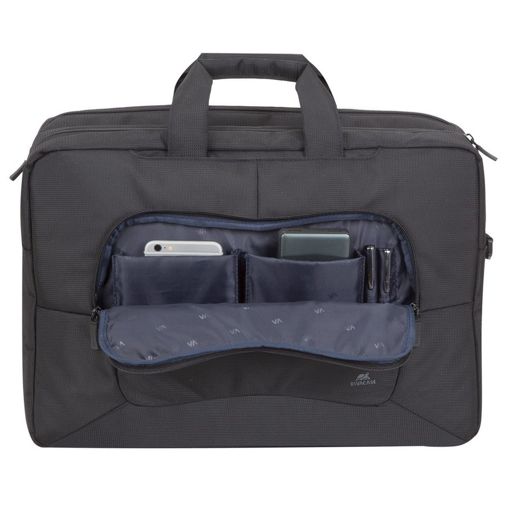 Сумка для ноутбука RivaCase 15.6" 8455 Tegel, Black, ECO (8455Black) - зображення 4