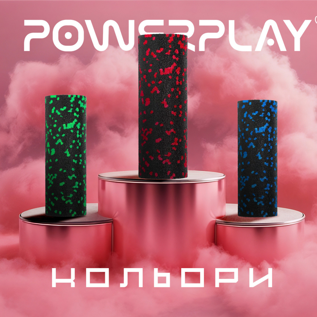 Масажний ролик PowerPlay PP-4346 Mini EPP Foam Roller 15x5,3см Чорно/Червоний (PP_4346_Red_(15*5)) - зображення 10