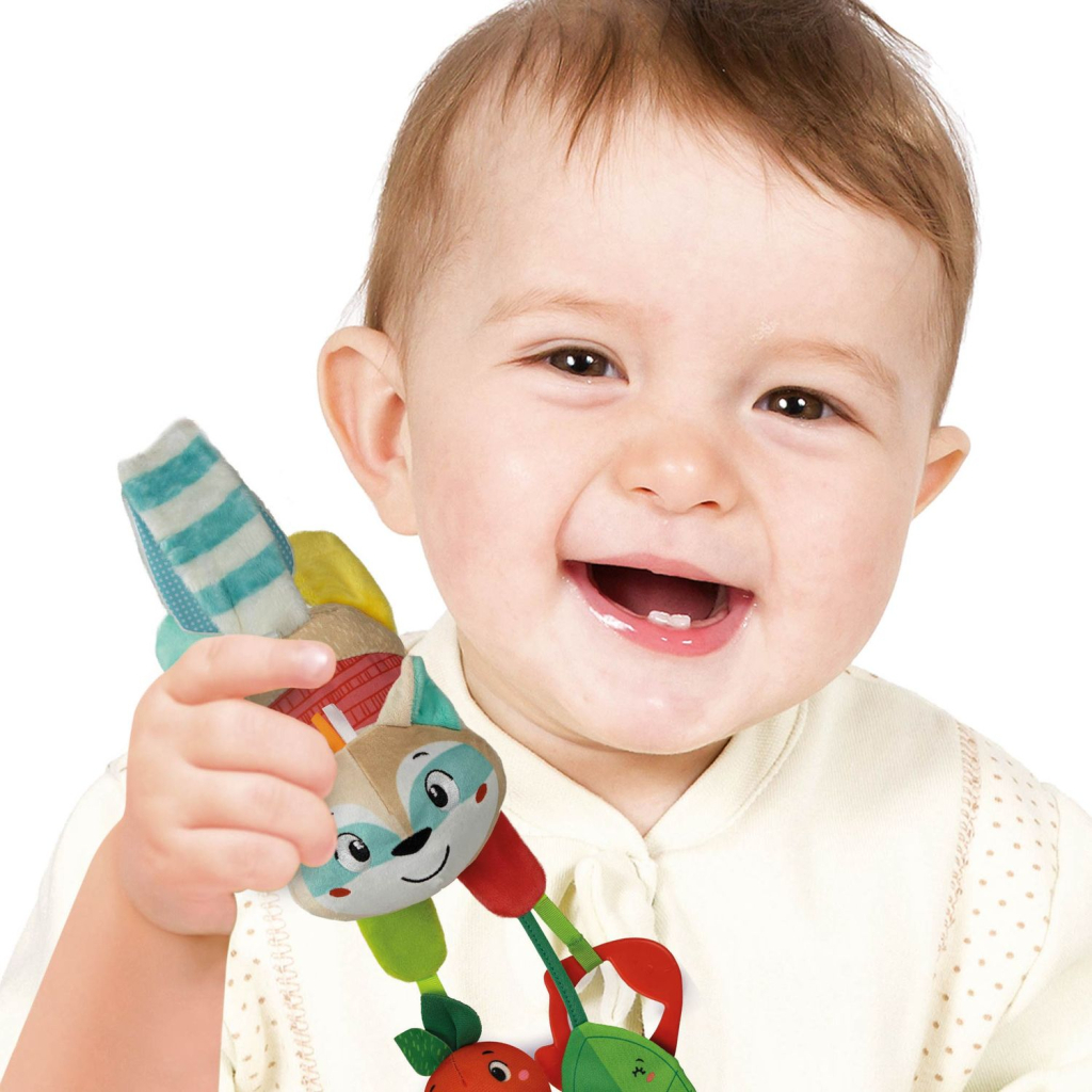 Іграшка на коляску Clementoni Easy-Peasy Soft Raccoon брязкальце (17789) - зображення 3