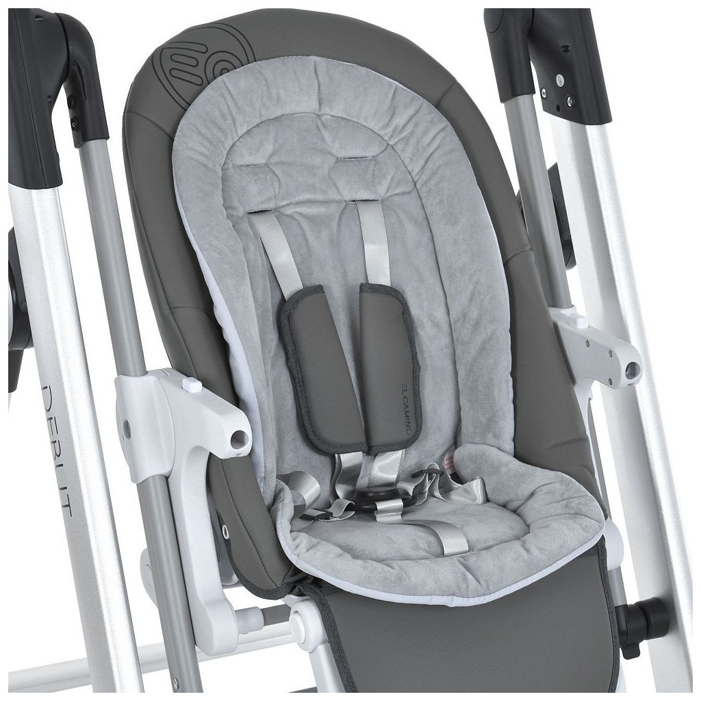 Стілець для годування El Camino DEBUT serious grey (ME 1102 ser. grey) - зображення 8
