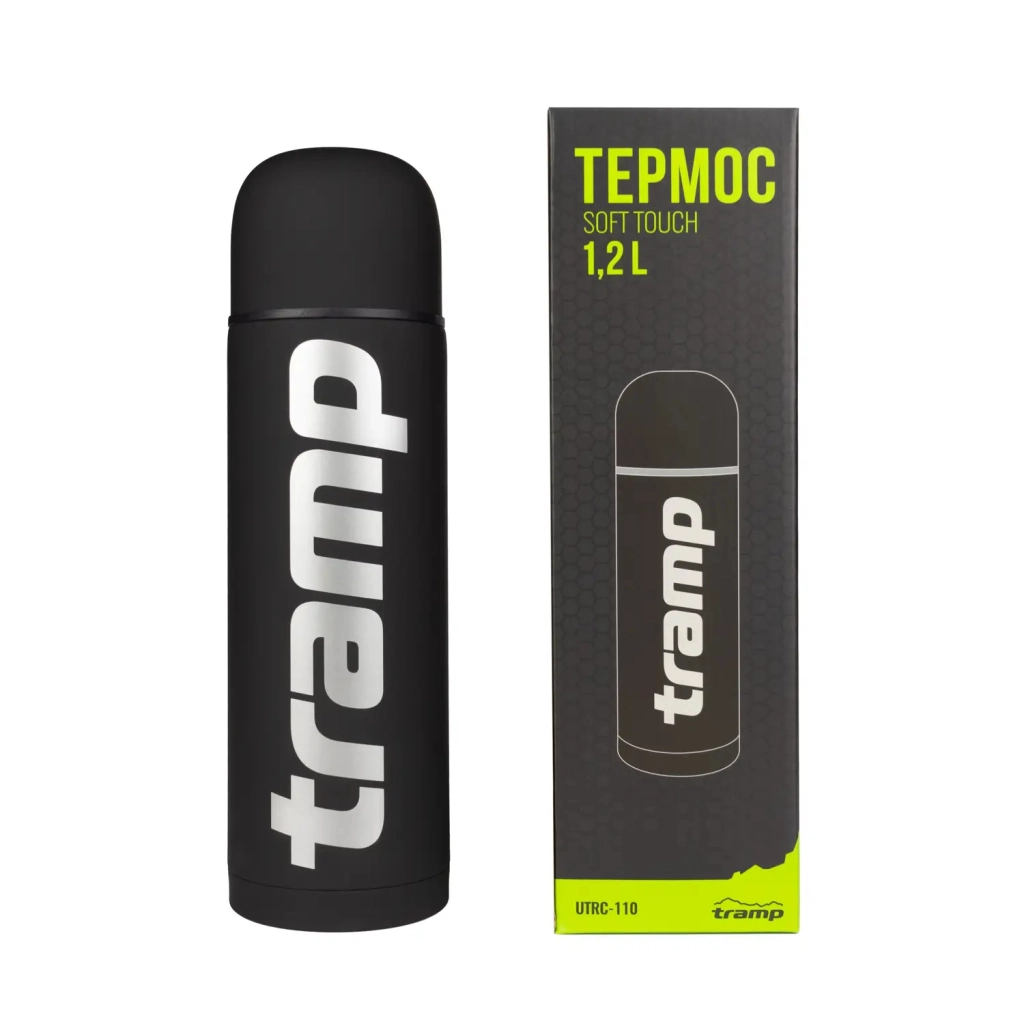 Термос Tramp Soft Touch 1.2 л Black (UTRC-110-black) - зображення 3