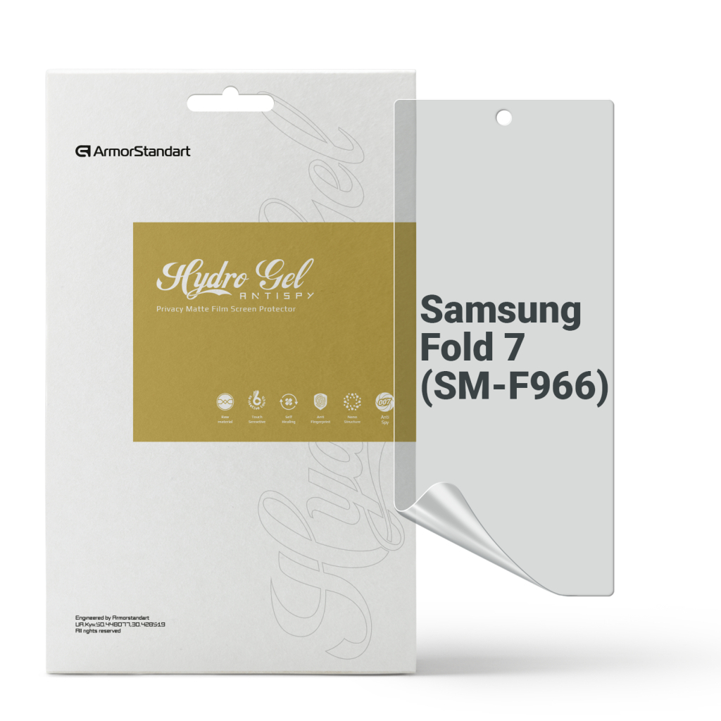 Плівка захисна Armorstandart Hydrogel Anti-spy на внешний дисплей Samsung Fold 7 (SM-F966) (ARM87453) - зображення 1