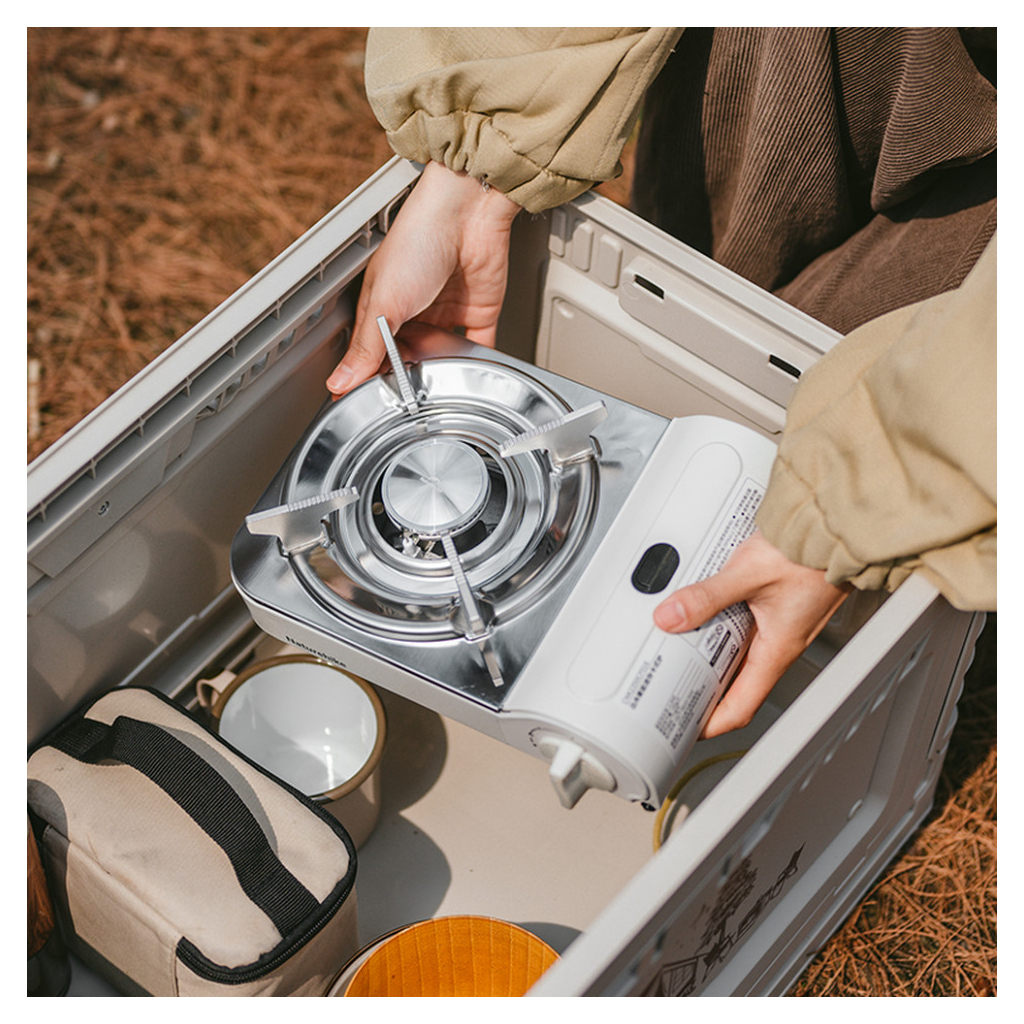 Портативна газова плитка Naturehike CNK2350CF016, біла (6927595754627) - зображення 9