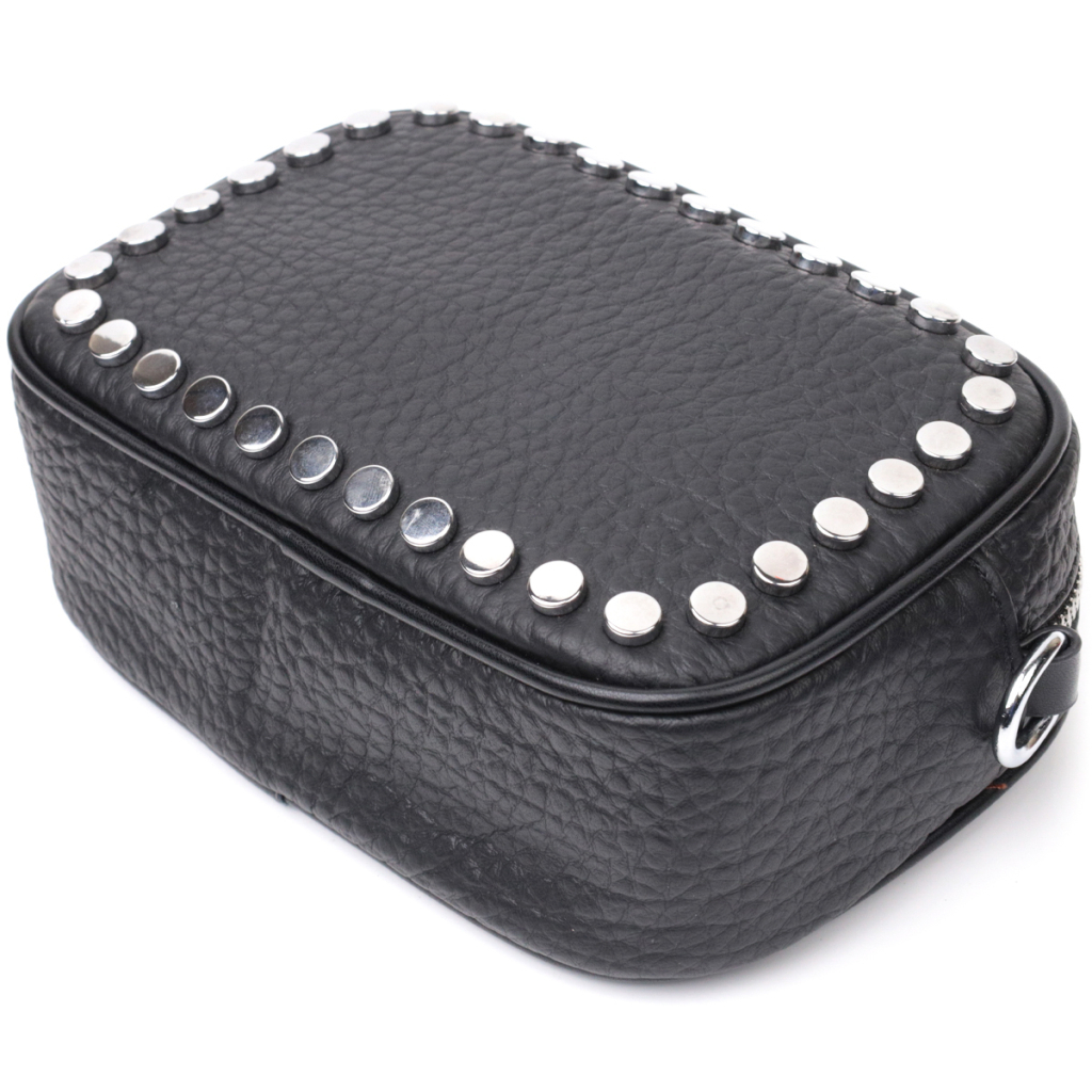 Сумка Vintage З натуральної шкіри Чорна (22333) - зображення 7