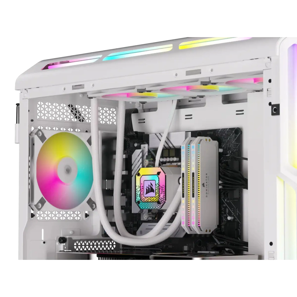 Кулер до корпусу Corsair iCUE AF120 RGB Slim White Dual Fan Kit (CO-9050165-WW) - изображение 11