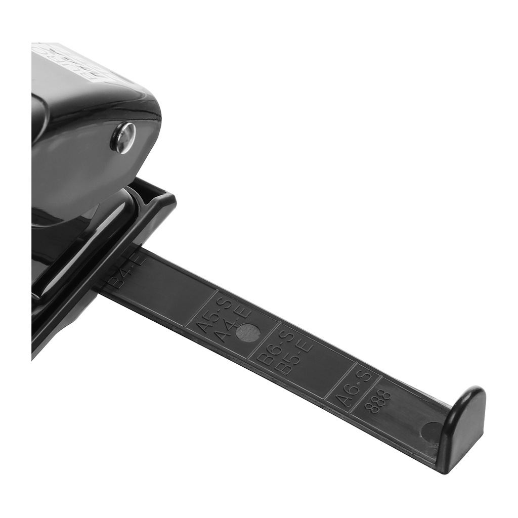 Діркопробивач Buromax пластиковий, до 20 аркушів, 120 х 88 х 76 мм, чорний (BM.4019-01) - зображення 6
