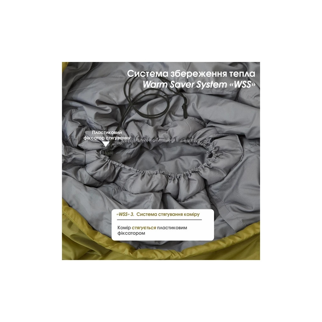 Спальний мішок Mousson RACE R Olive (10159) - зображення 11