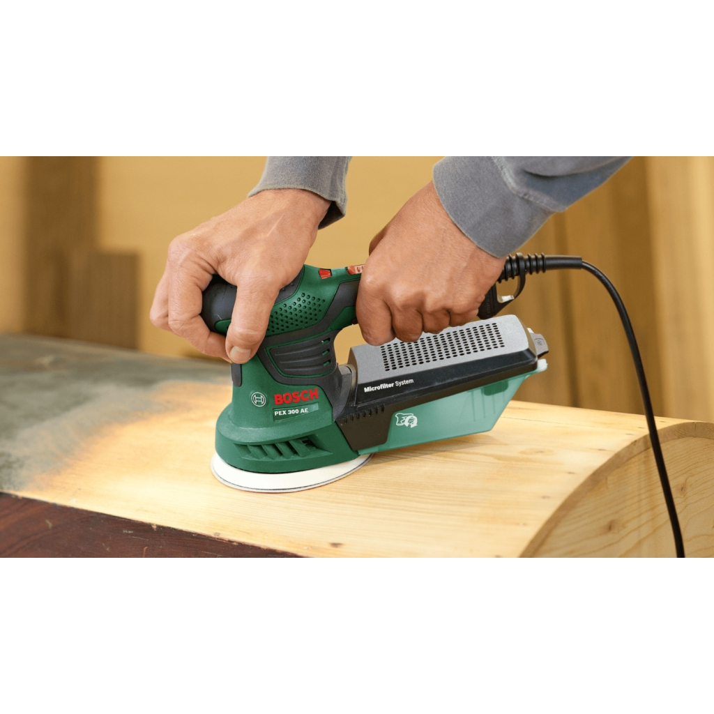 Шліфувальна машина Bosch PEX 300 AE 200W, 125мм 4000-24000об/хв, 1.5кг (0.603.3A3.000) - зображення 5