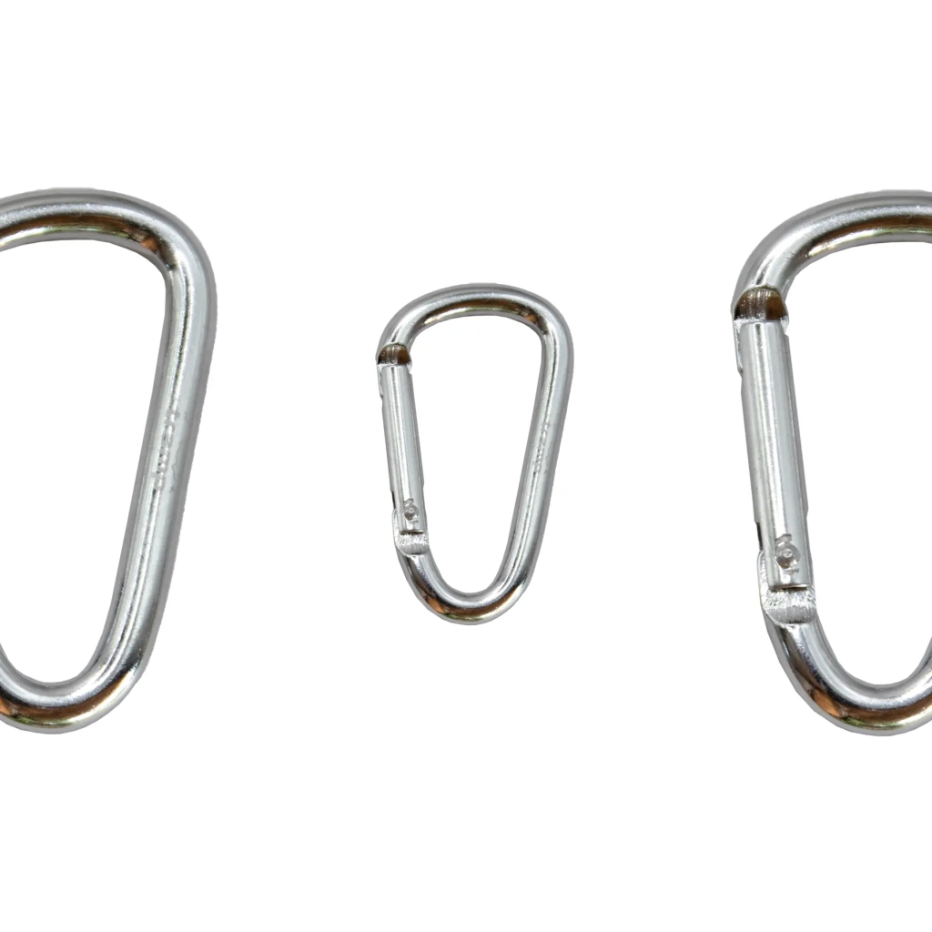 Карабін туристичний Tramp Набір 10 шт без муфти 6 cм Silver (UTRA-300-silver) - изображение 2