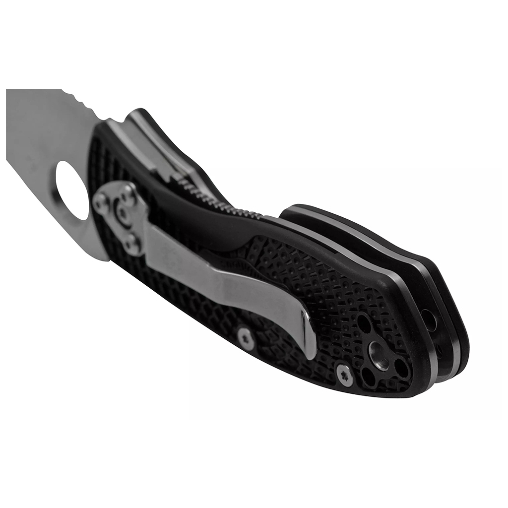 Ніж Spyderco Ambitious Serrated Black (C148SBK) - зображення 4