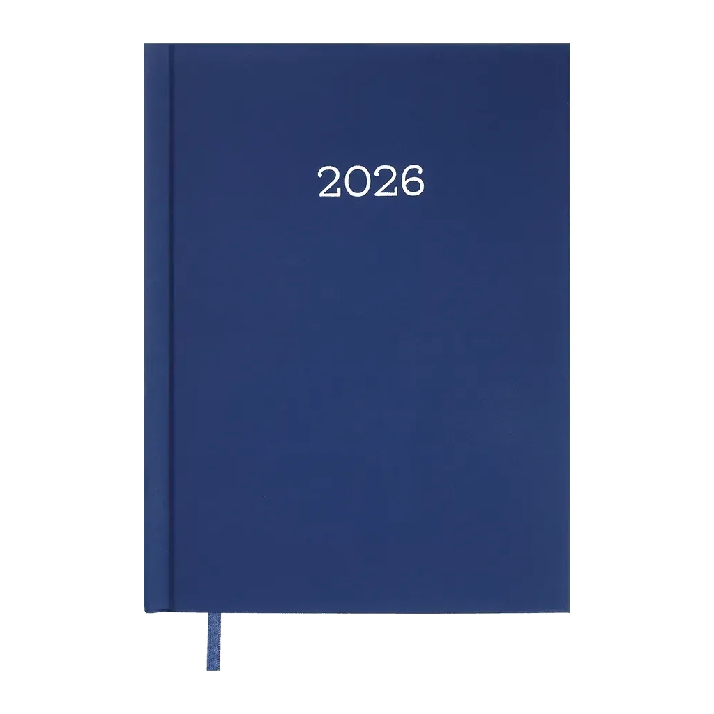 Тижневик Buromax датований 2026 MONOCHROME A5 синій (BM.2160-02) - изображение 1