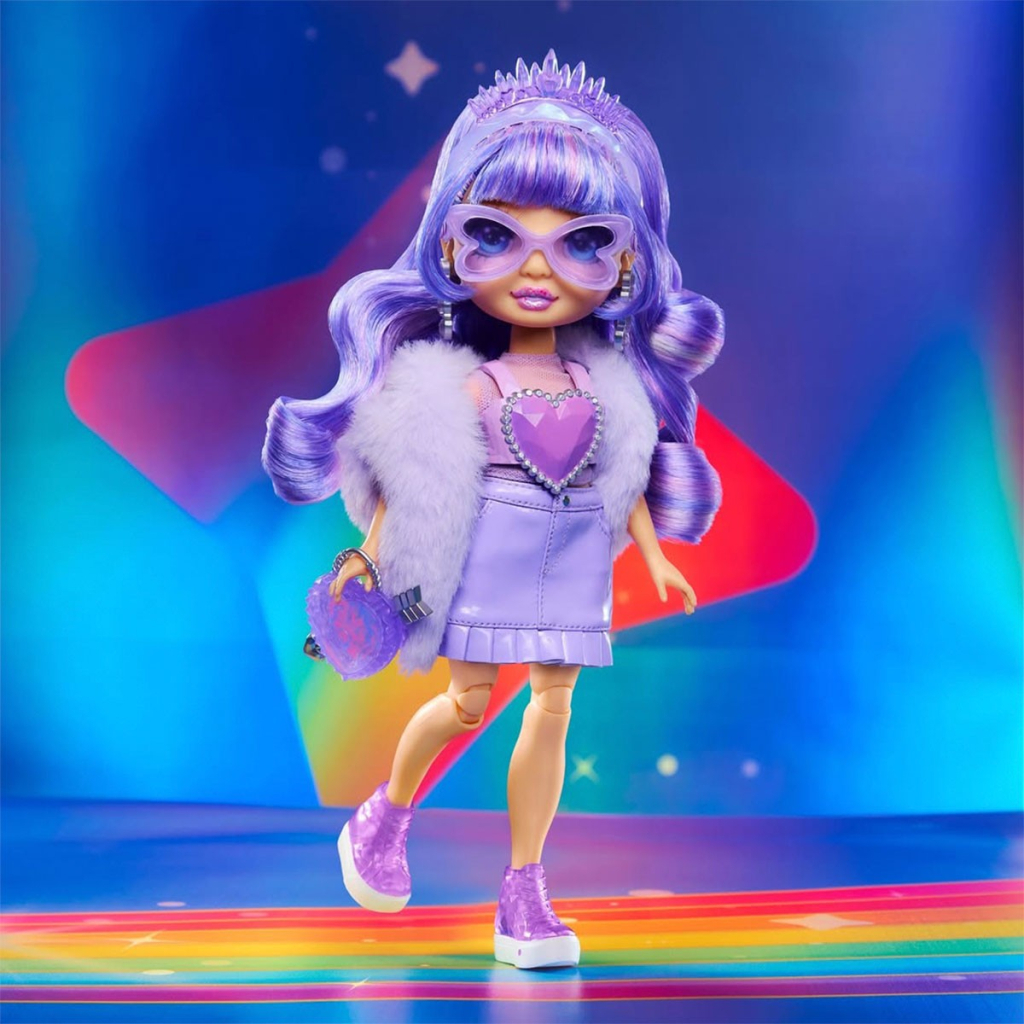 Лялька Rainbow High серії Creative Crystals - Віолетта (121404) - зображення 2