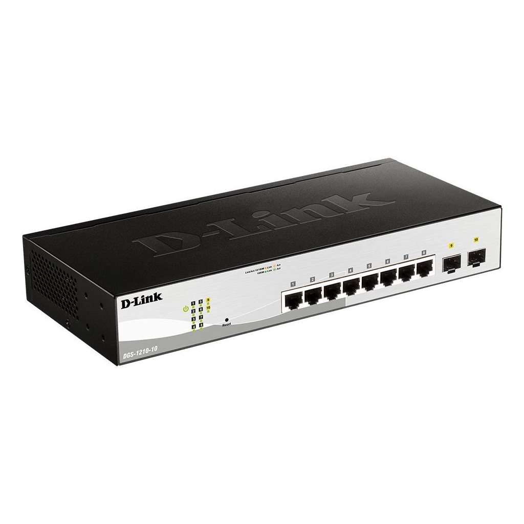 Комутатор мережевий D-Link DGS-1210-10/E - зображення 2