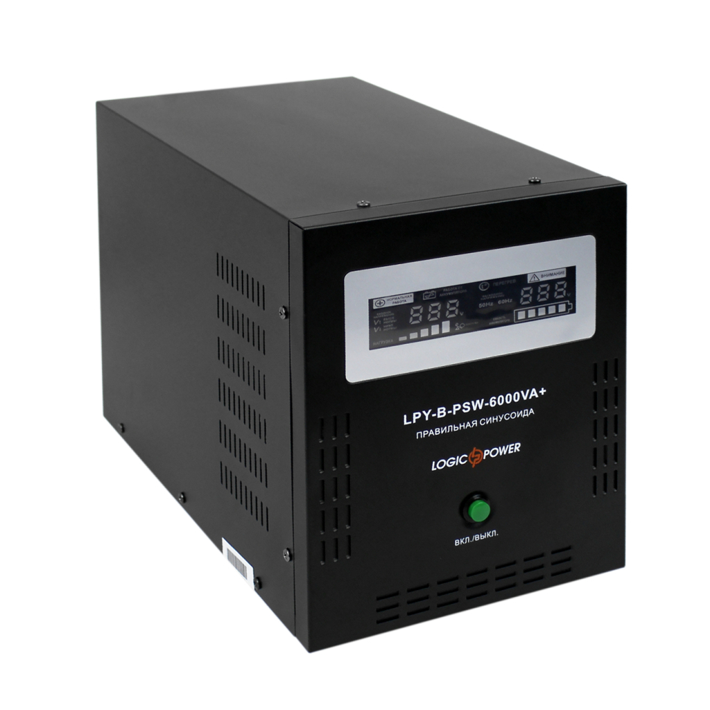 Пристрій безперебійного живлення LogicPower LPY- B - PSW-6000VA+, 48V (6615) - зображення 2