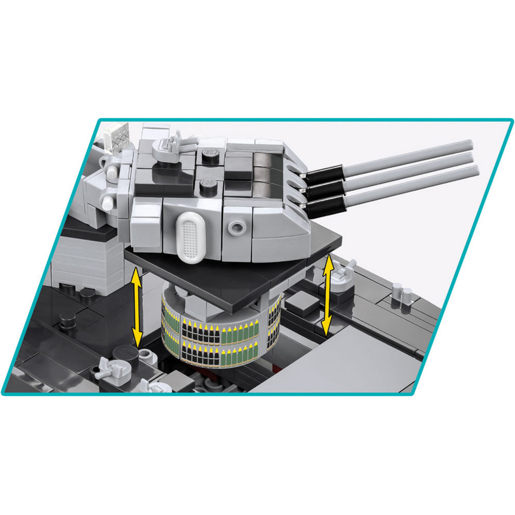 Конструктор Cobi Лінкор Міссурі BB-63 1:300, 2665 деталей (COBI-4837) - зображення 5