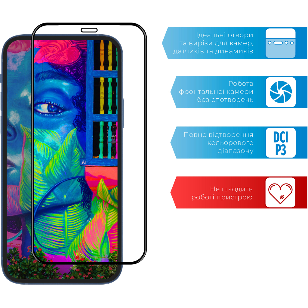 Скло захисне ACCLAB Full Glue Huawei Y6p (1283126508301) - зображення 4
