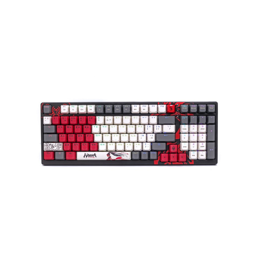 Клавіатура A4Tech Bloody S98 RGB Red Switch USB Naraka (4711421000383) - зображення 1