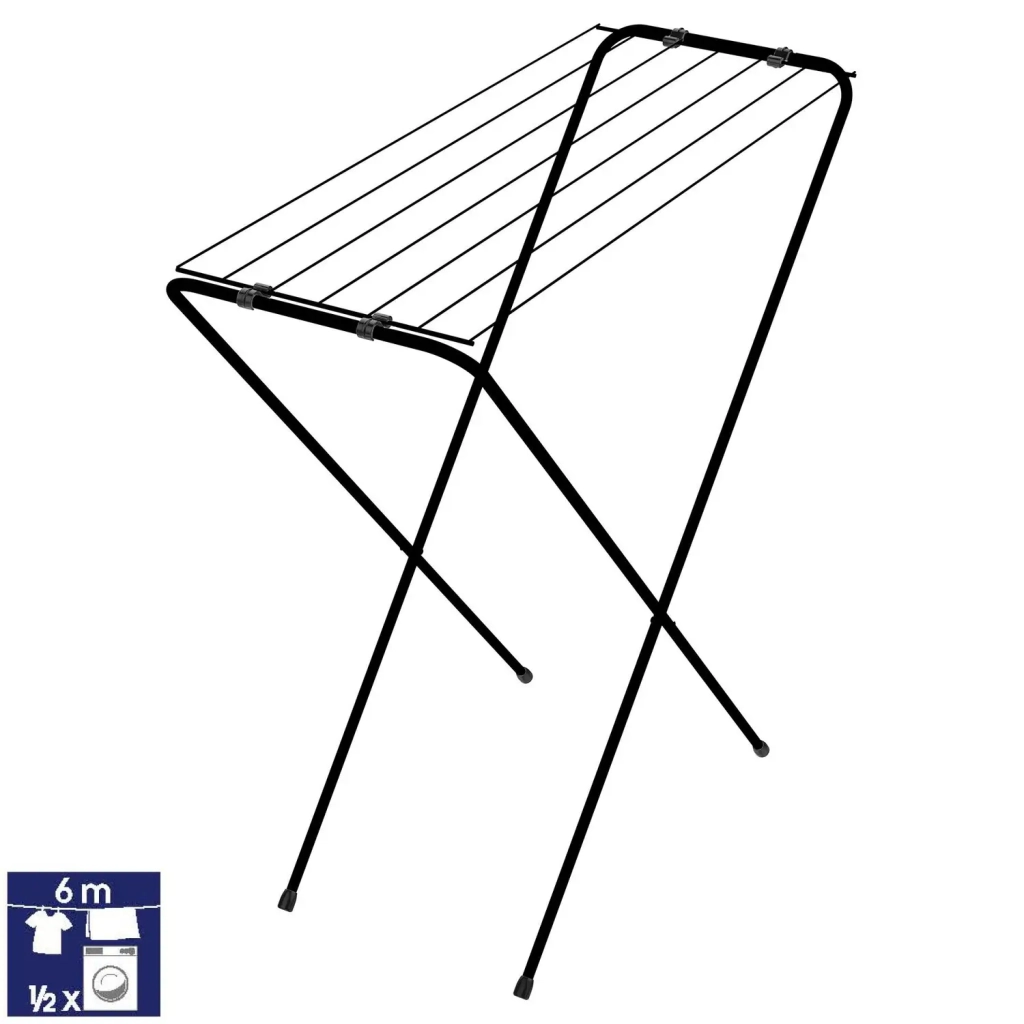 Сушарка для білизни Casa Si Eco 6 Black Підлогова (CS96014X16) (DAS302402) - зображення 3