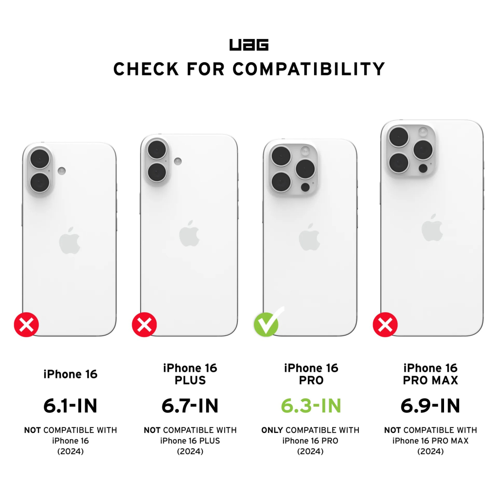 Чохол до мобільного телефона UAG iPhone 16 Pro Civilian Magsafe Mallard (114444115555) - зображення 7