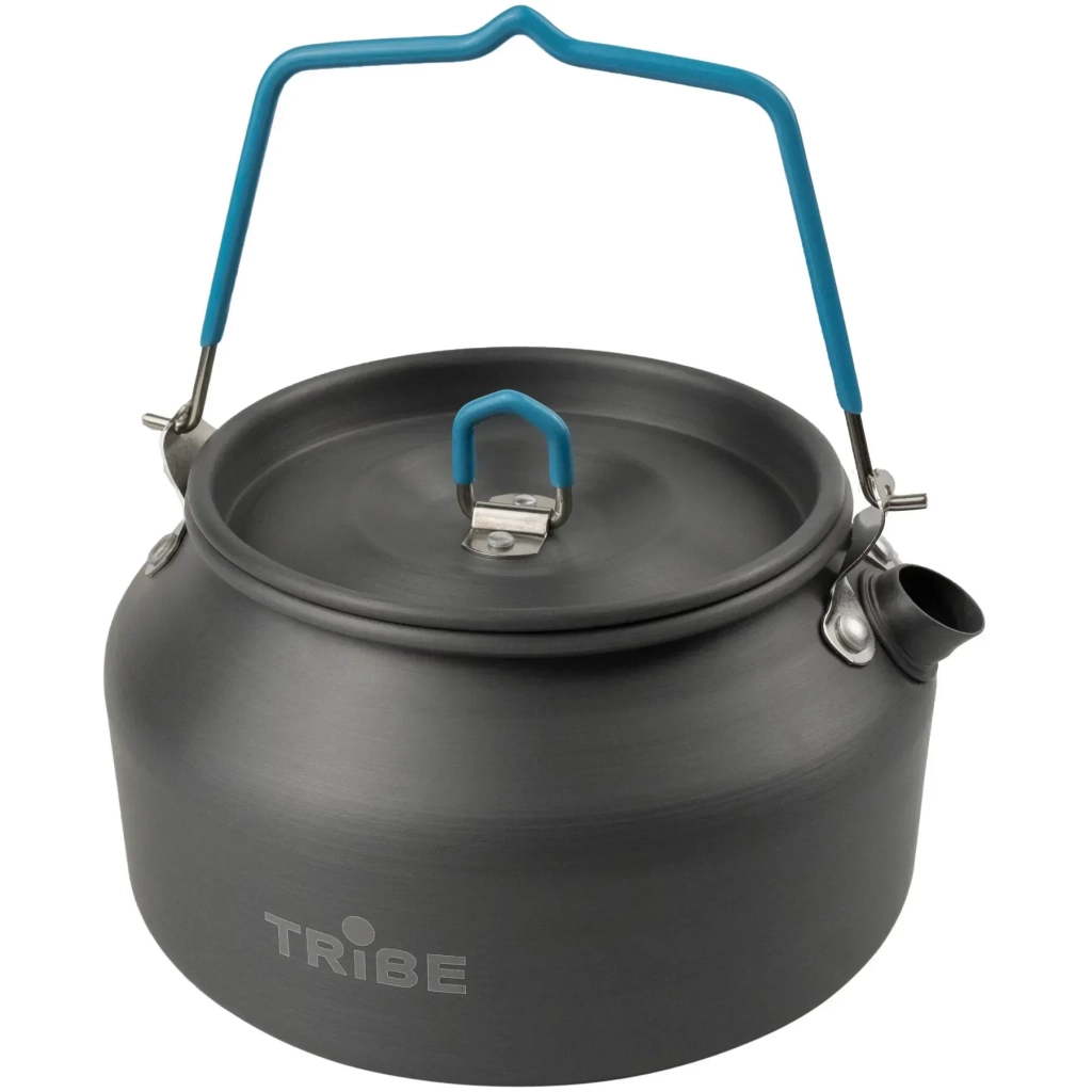 Чайник туристичний Tribe Kettle Alu 1 л алюмінієвий (T-FI-0013-grey) - изображение 1