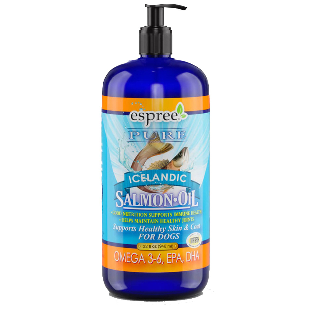 Вітаміни для собак Espree Icelandic Pure Salmon Oil 480 мл (0748406012912) - изображение 1