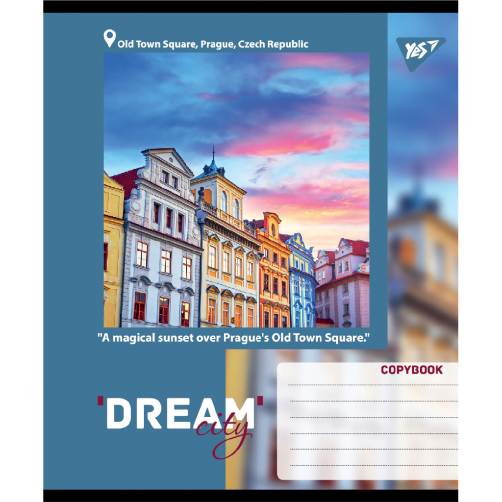 Зошит Yes Dream City А5 24 аркушів лінія (767700) - зображення 3