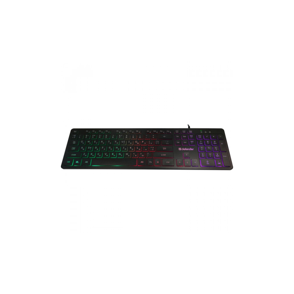 Клавіатура Defender Balance LQ LED USB UA Black (450790) - зображення 3