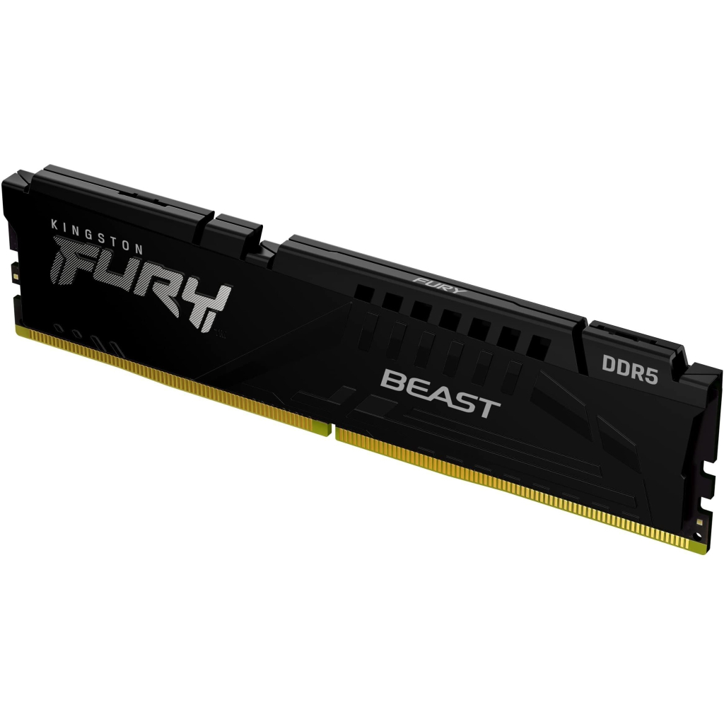 Модуль пам'яті для комп'ютера DDR5 16GB (2x8GB) 5600 MHz Beast Black Kingston Fury (ex.HyperX) (KF556C40BBK2-16) - зображення 5
