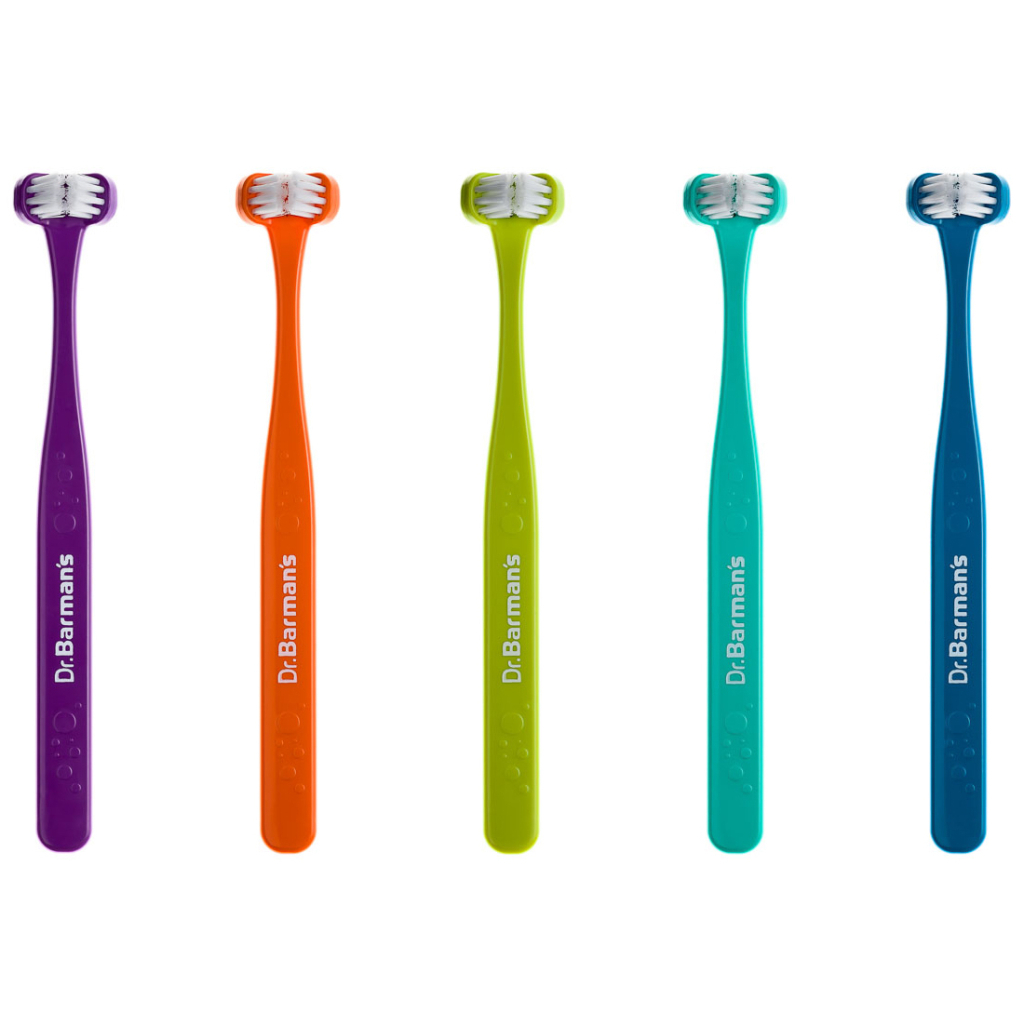 Дитяча зубна щітка Dr. Barman's Superbrush (Dentaco AG), 9603210000, тристороння (від 0-6 років), фіолетова (8.121/7) - изображение 2