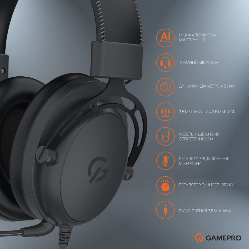 Навушники GamePro HS1050 Black (HS1050) - зображення 12