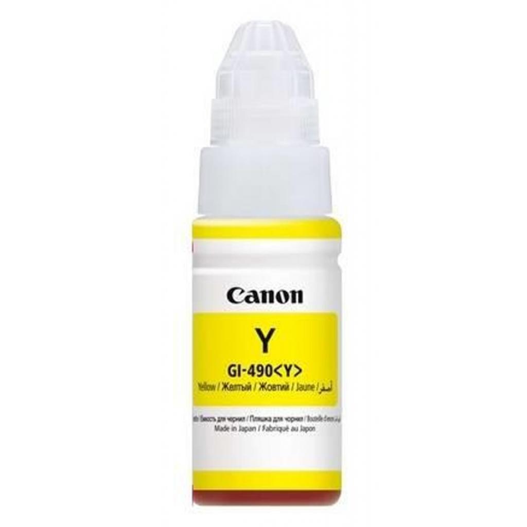 Контейнер з чорнилом Canon GI-490 Yellow 70ml (0666C001) - зображення 1