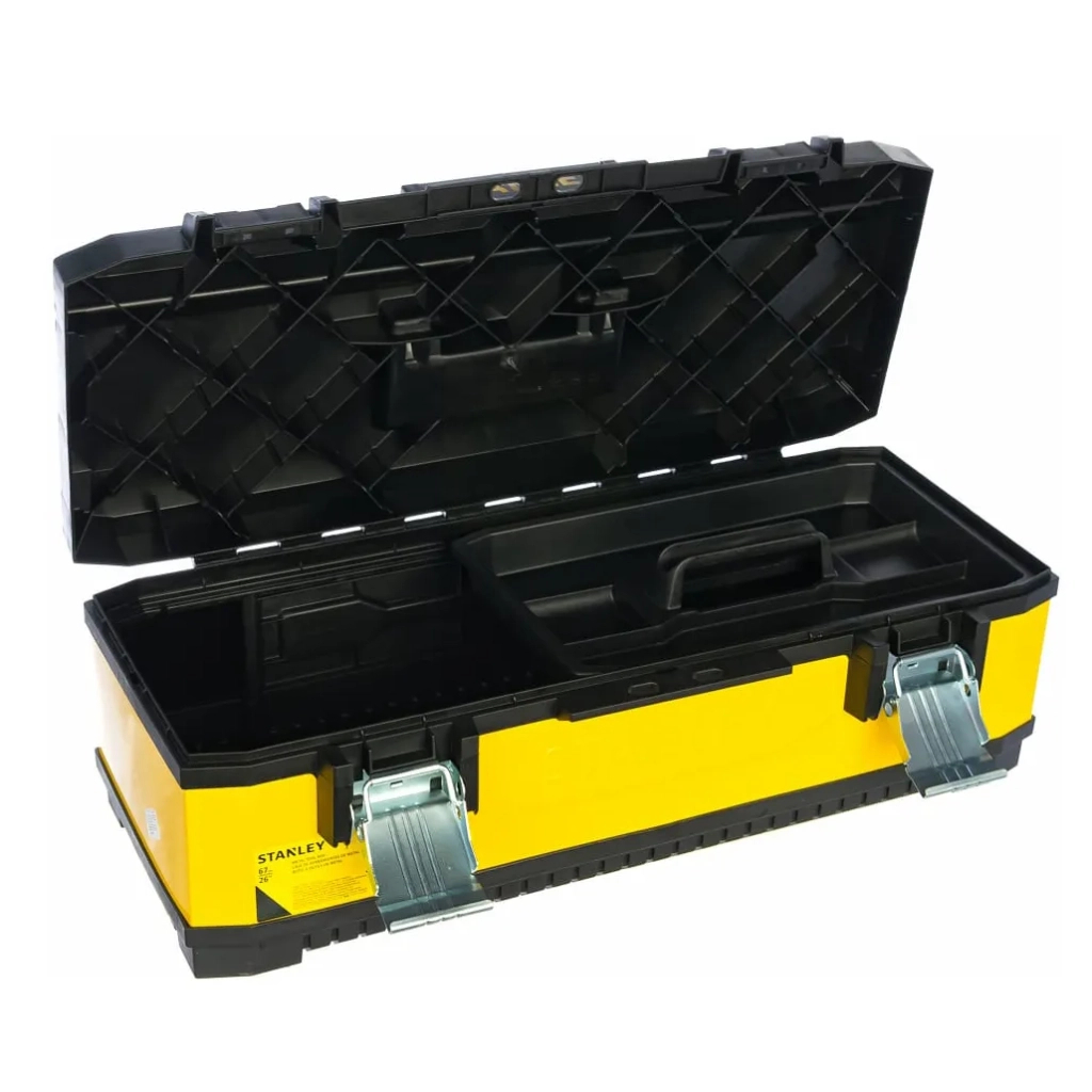 Ящик для інструментів Stanley 26", 662x293x222 мм, з металевими замками (1-95-614) - зображення 2