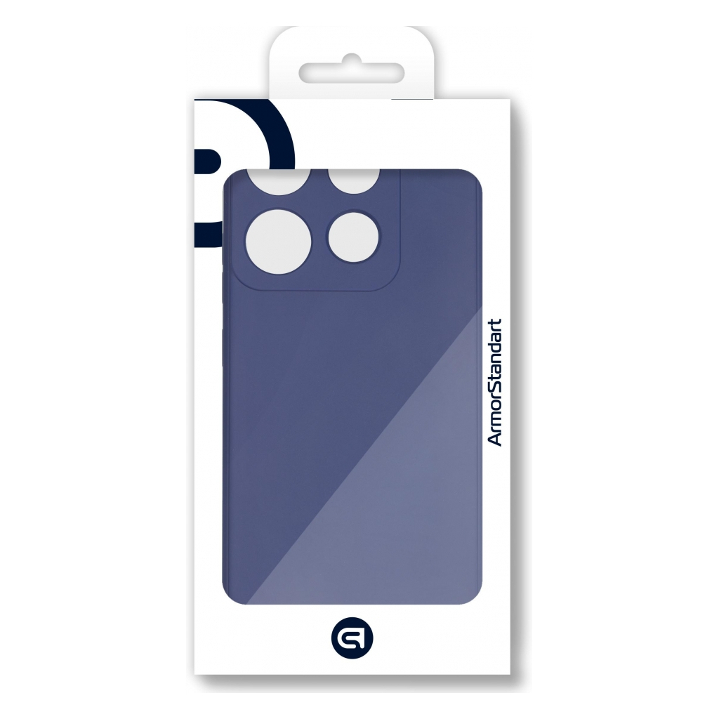 Чохол до мобільного телефона Armorstandart Matte Slim Fit Infinix Smart 7 Camera cover Blue (ARM69076) - зображення 2
