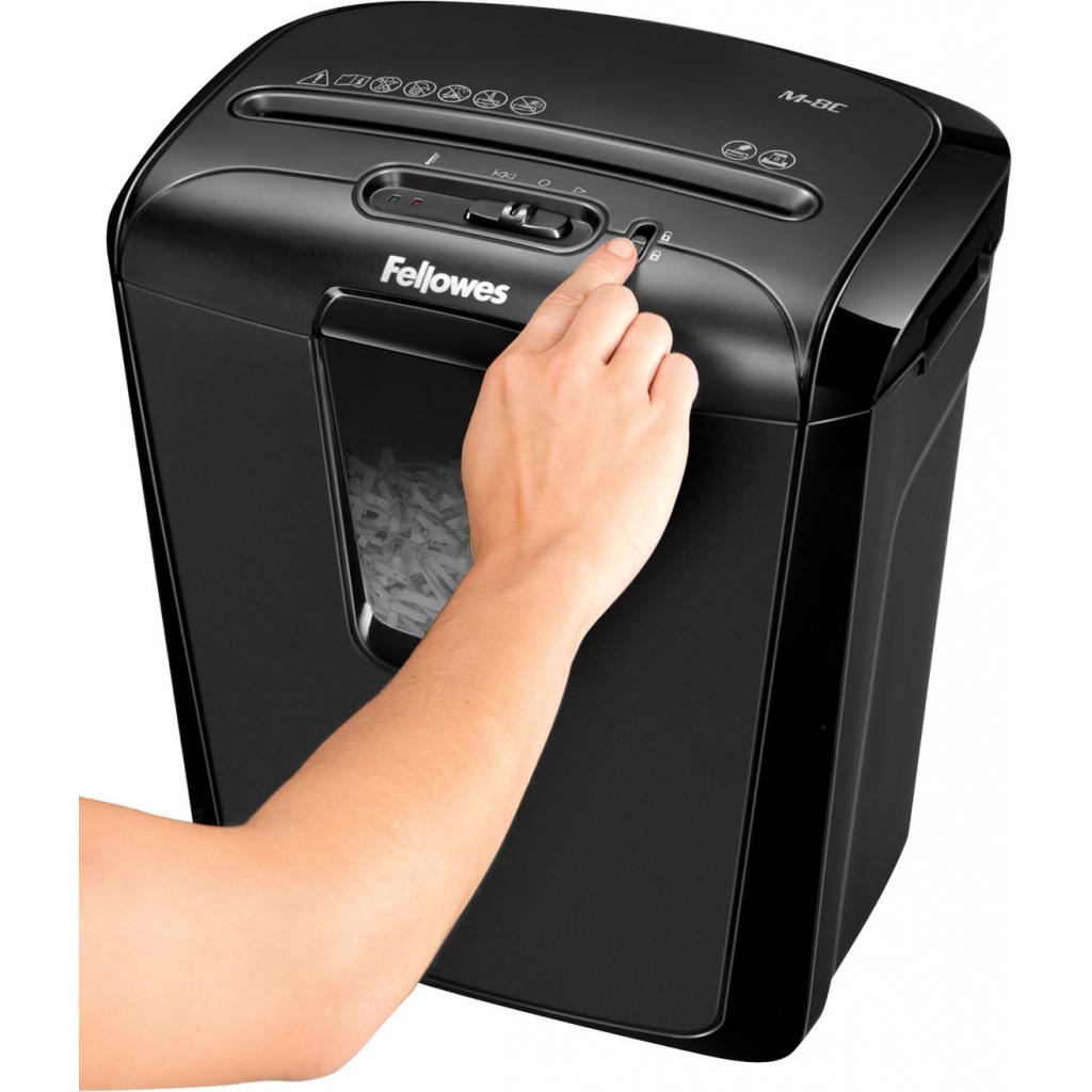 Знищувач документів Fellowes M-8c (f.U4604101) - зображення 5