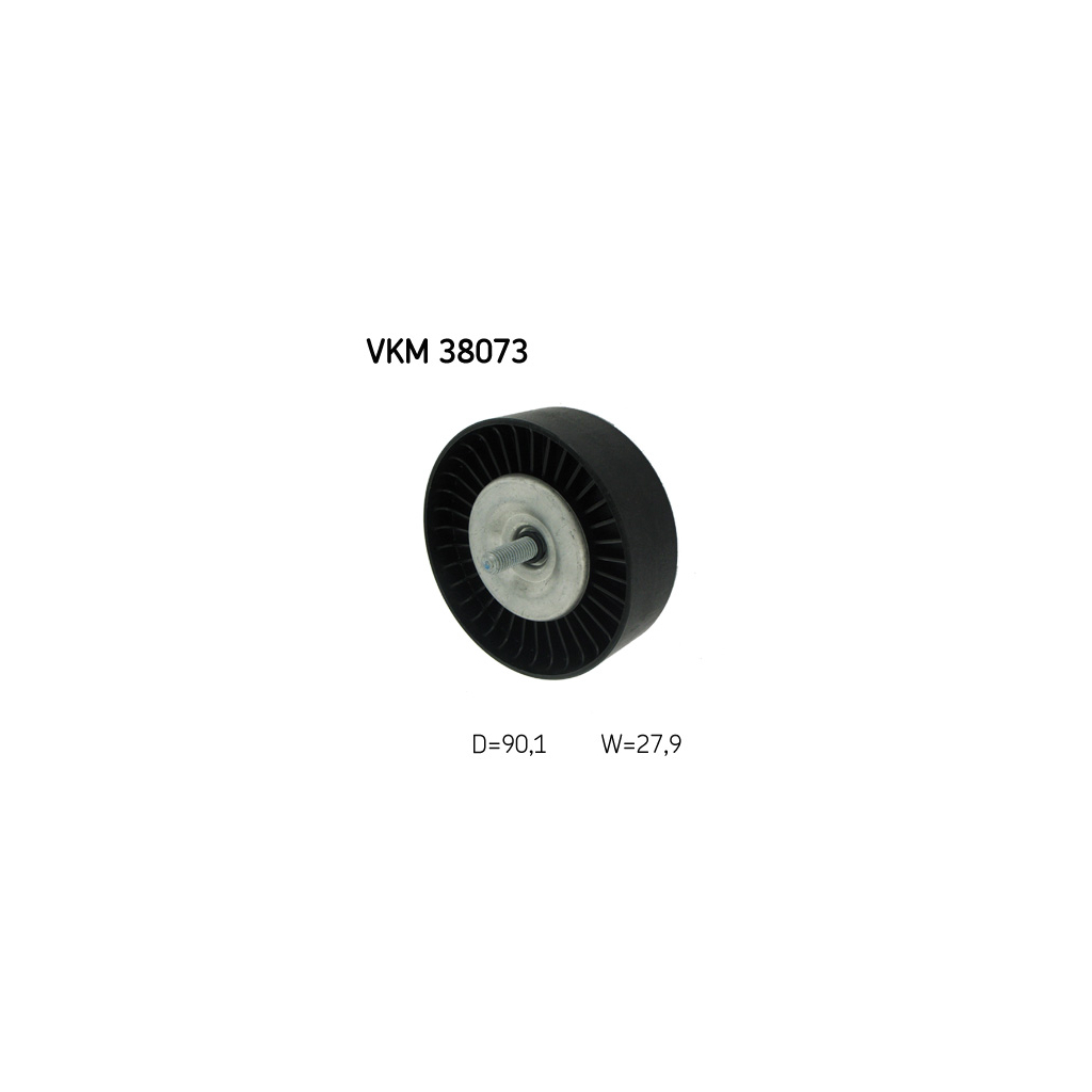 Ролик натягувача ременя SKF VKM 38073 - зображення 1