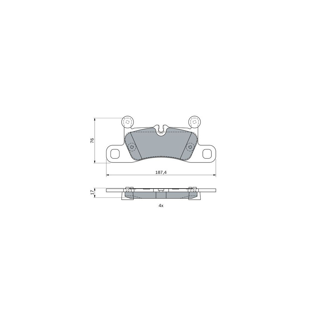 Гальмівні колодки Bosch 0986495371 - изображение 7