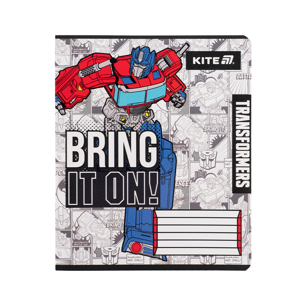 Зошит Kite Transformers, 12 аркушів, клітинка (TF25-232) - изображение 6